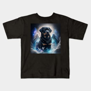 Angelic Rottweiler Kids T-Shirt